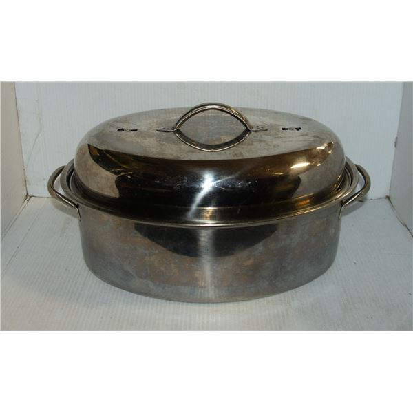 LARGE STAINLESS ROASTING PAN
