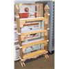 Image 1 : WOODEN SHELVING UNIT