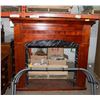 Image 1 : UNCLAIMED FIREPLACE MANTLE APPROX H-58" W-20.5"