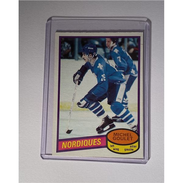 1980-81 O-PEE-CHEE Michel Goulet (HOF) (RC)