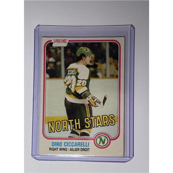 1981-82 O-PEE-CHEE Dino Ciccarelli (HOF) (RC)