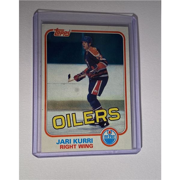 1981-82 TOPPS Jari Kurri (HOF) (RC)