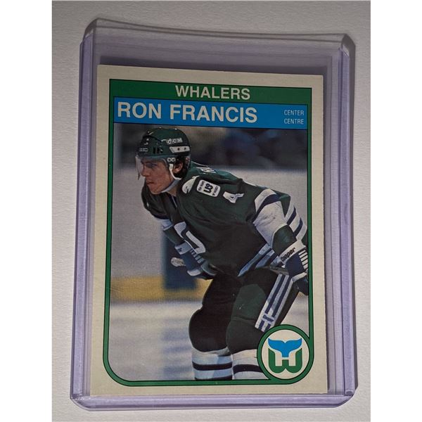 1982-83 O-PEE-CHEE  Ron Francis (HOF) (RC)