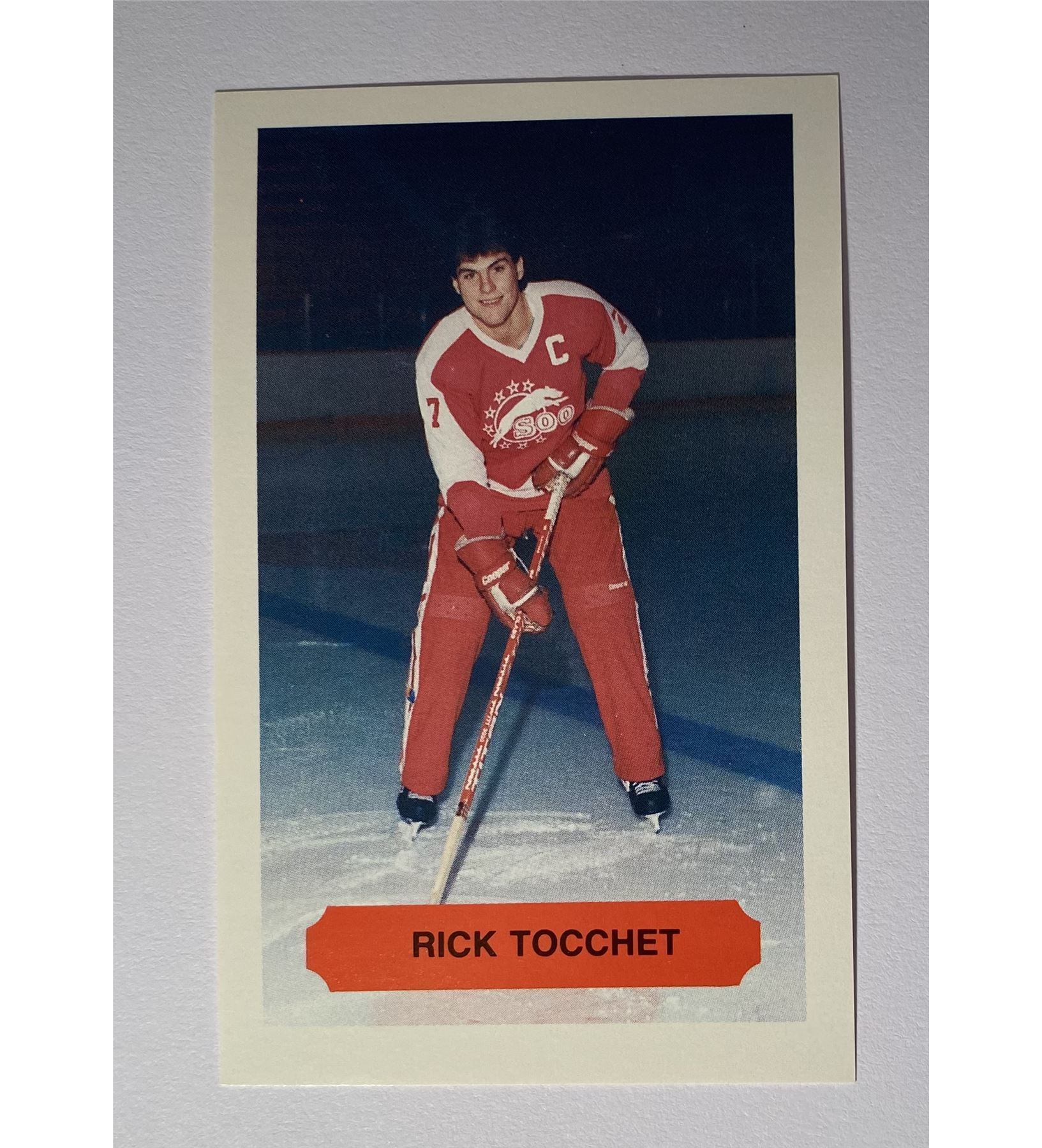 198384 Rick Tocchet junior hockey card