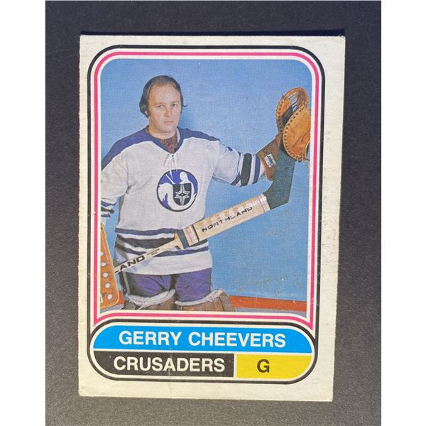 1975-76 O-PEE-CHEE WHA Gerry Cheevers (HOF)