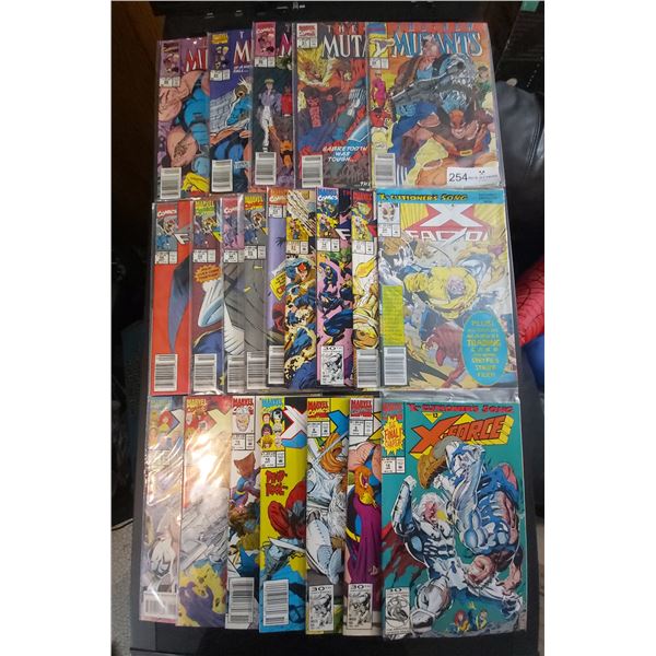 Nice Lot of New Mutants X Factor and X Force Comic Books