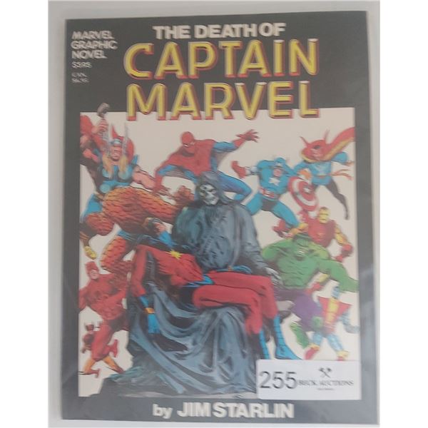 Marvel Graphic Novel #1 The Death of Captain Marvel 1981 Jim Starlin