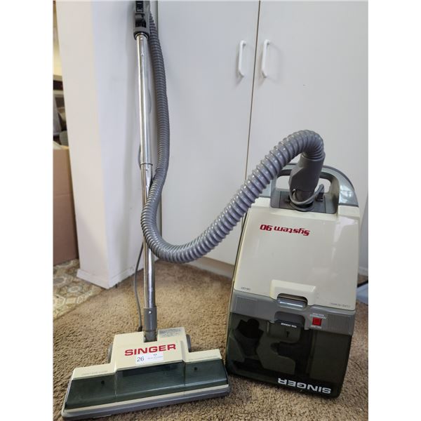 Singer System 90 Vacumme with Bags - Beck Auctions Inc.