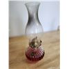 Image 4 : Cranberry Glass Oil Lamp Collection