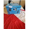 Image 1 : Blue Miltary Storage Box Large Canadian Flag