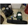 Image 1 : Camping Chairs, Sleeping Bag, Camping Pillow, Metal Kettle, Camping Propane