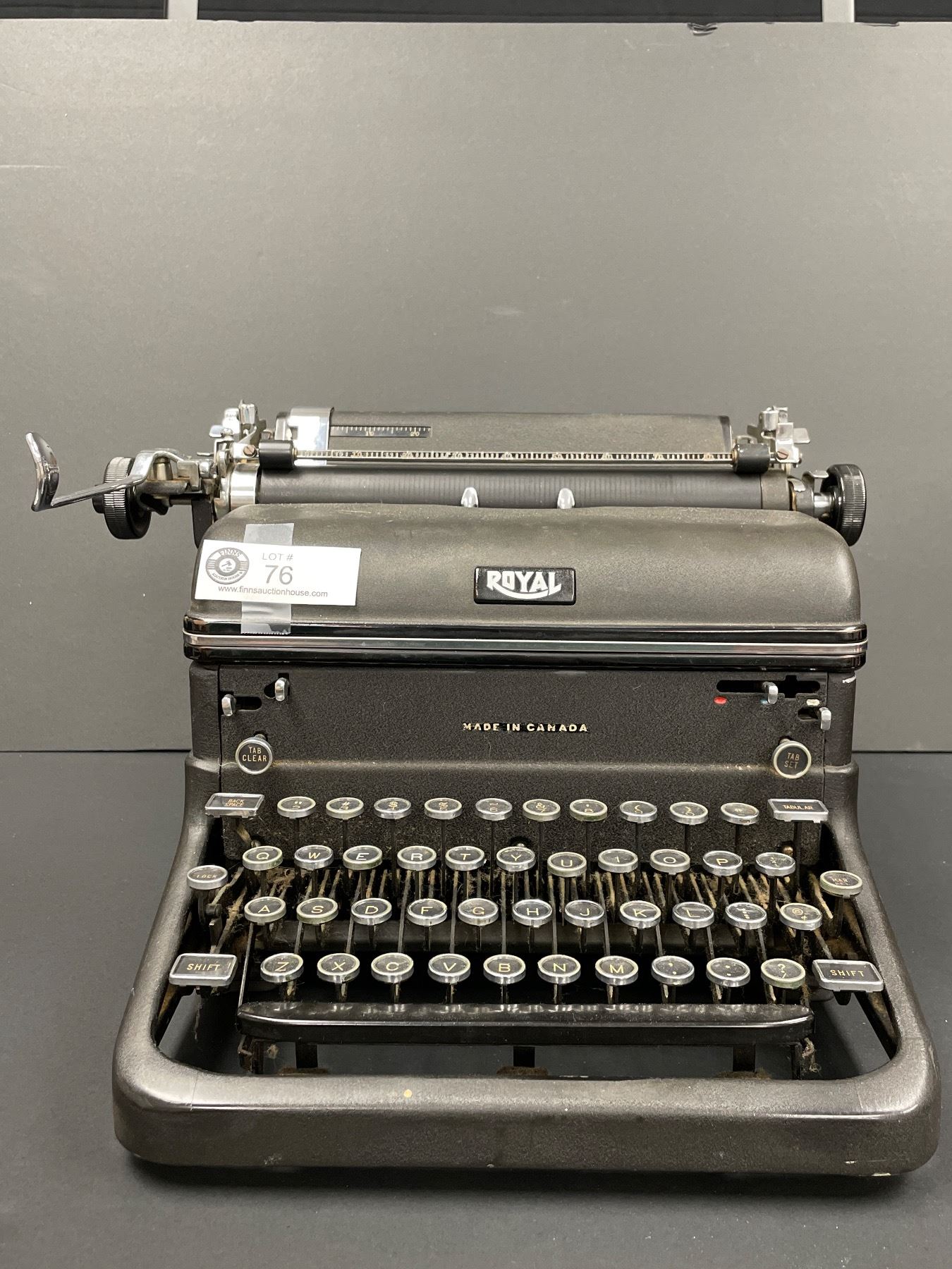 Vintage Royal Made in Canada Typewriter In Working Order