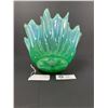 Image 3 : 1959 Fostoria Green Opalescent Bowl - Heirloom Pattern