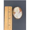 Image 2 : Very Nice Vintage 2" Tall Cameo Brooch