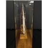 Image 2 : 21 x19" Wooden Sailboat in Glass Display Case