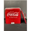 Image 2 : 14" Tall x 12" Wide Coca Cola Lidded Metal Cooler