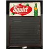 Image 1 : Vintage 1970 20 x 28" Embossed Squirt Chalkboard