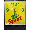 Image 1 : Vintage Plastic Light Up Squirt Wall Clock 16.5 x 19.5 x 6.5"