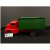 Image 2 : 2 Vintage Tootsie Toy Truck an Trailer plus Husky Pressed Steel Dumptruck Repainted