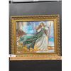 Image 2 : Very Nicely Framed 18 x 16" Forest Fairy Cross Stitch