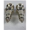Image 2 : Vintage BIRKS Sterling Silver Salt & Pepper Set in Excellent Condition 5" Tall