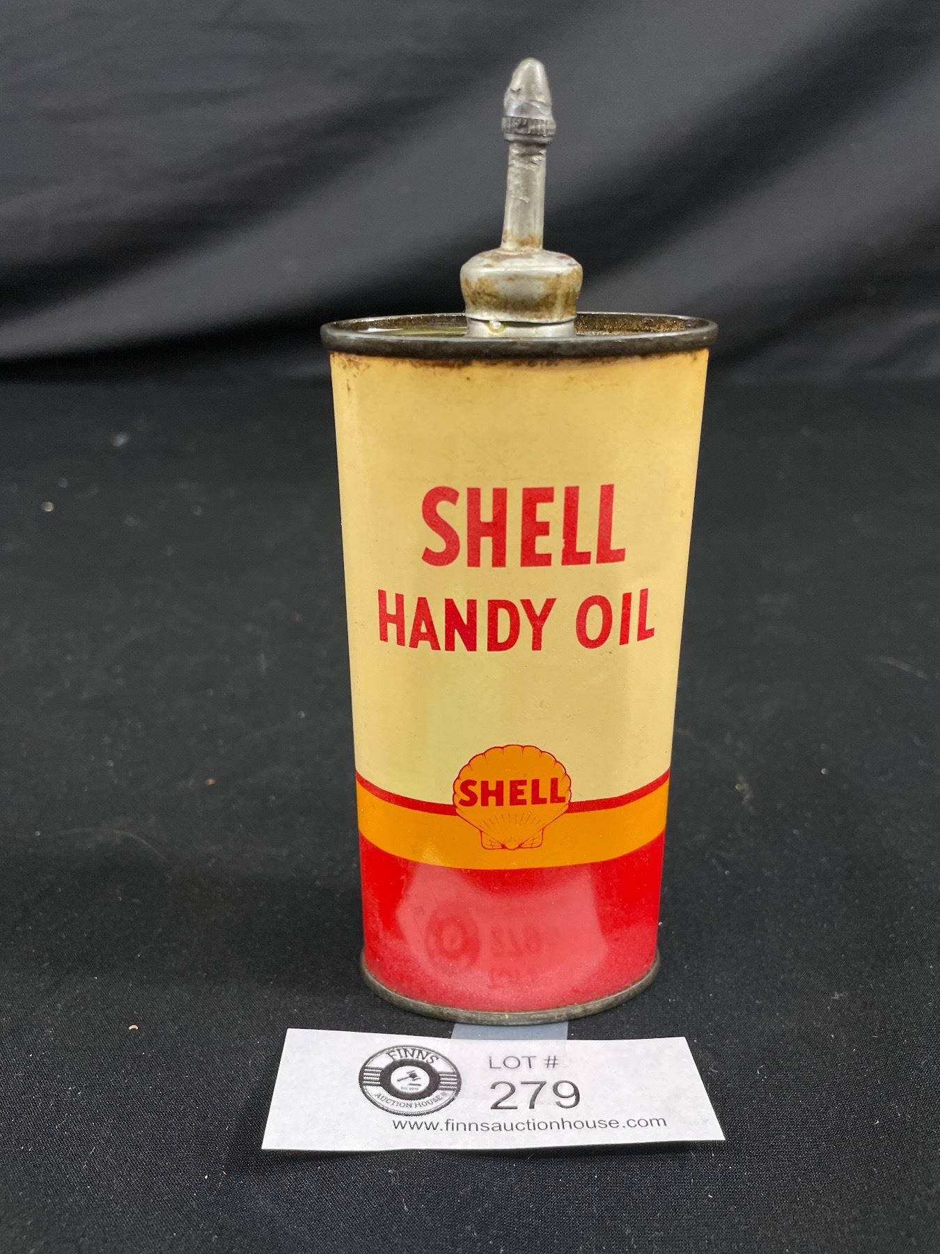 Shell Handy Oil Oiler Tin- Full
