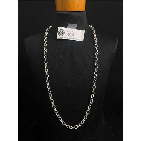 Circle link chain necklace Clearance