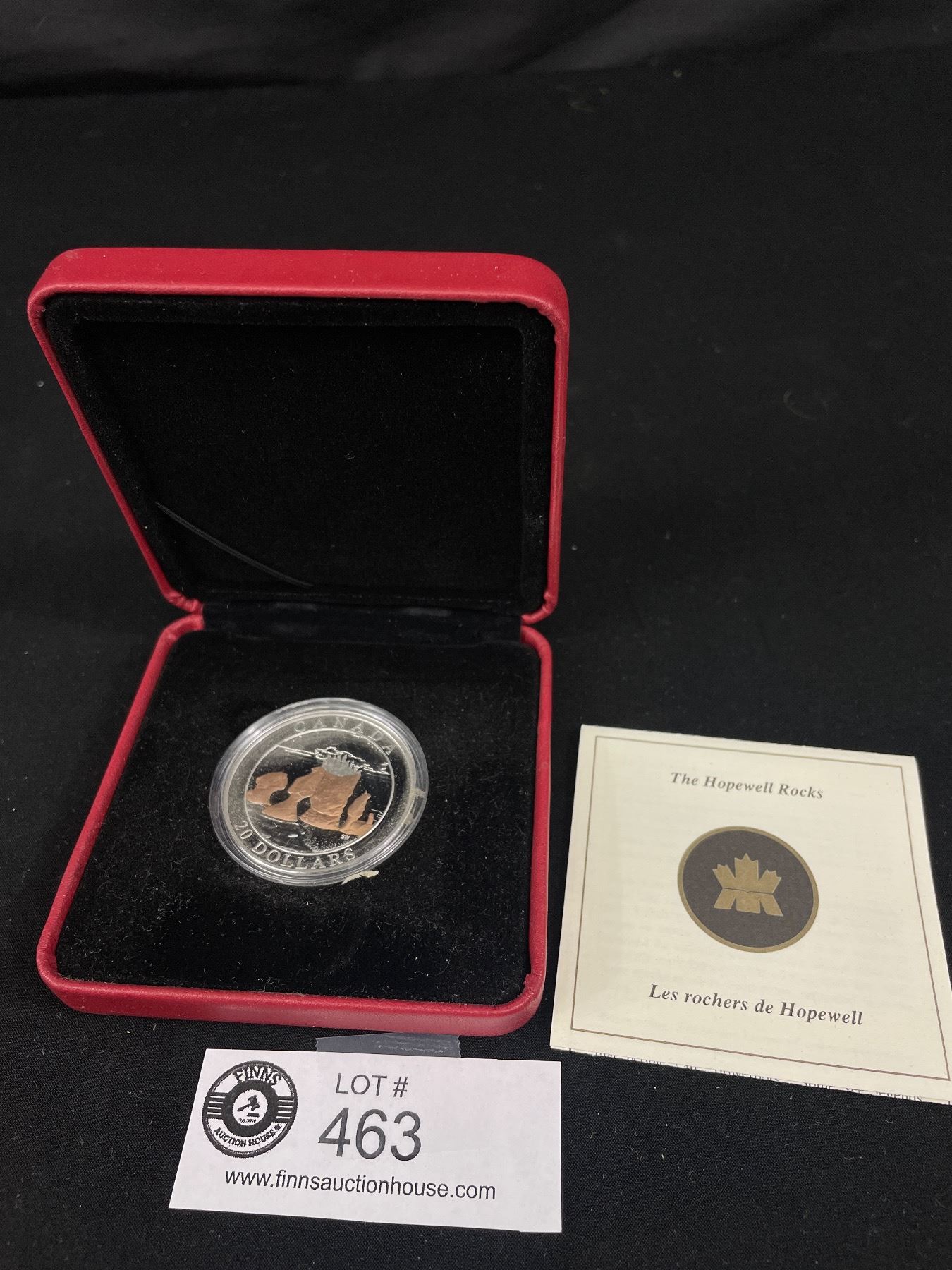2004 Canadian $20 Natural Wonders: The Hopewell Rocks 1 oz Fine Silver ...