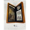 Image 2 : 2004 $8 Pure Silver Proof Grizzly Bear Stamp And Coin Set In Original L Wood Box