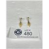Image 2 : Lovely 10k yellow gold Dangling Earrings