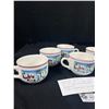 Image 2 : Villeroy & Boch Naif- Laplau 6 Christmas Coffe/Tea Mugs