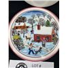 Image 2 : Villeroy & Boch Naif- Laplau 6 Christmas Trinket Box 3" Diameter, 2.5" H Like New Condition