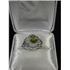 Image 2 : Brand New with Tag 925 Sterling Silver and Synthetic Zultanite Ring.3.9ct