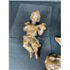 Image 2 : Lot of 3 Vintage Wooden Hanging Cherubs. Well Made