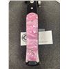 Image 3 : Brand New Stiletto Folding Knife with Pink Resin Handle in Box