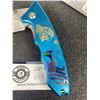 Image 2 : Brand New Maxam Folding Knife With Engraved Eagles on Handle in Box