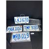 Image 1 : 1974,75,76 and 77 British Columbia License Plates in Very Good Condition