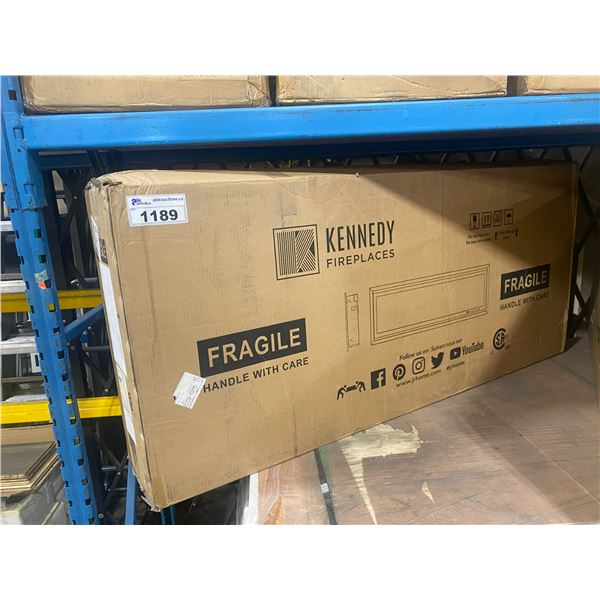 KENNEDY FIREPLACES EF-WM502 42" BLACK ELECTRIC WALL MOUNTED FIREPLACE