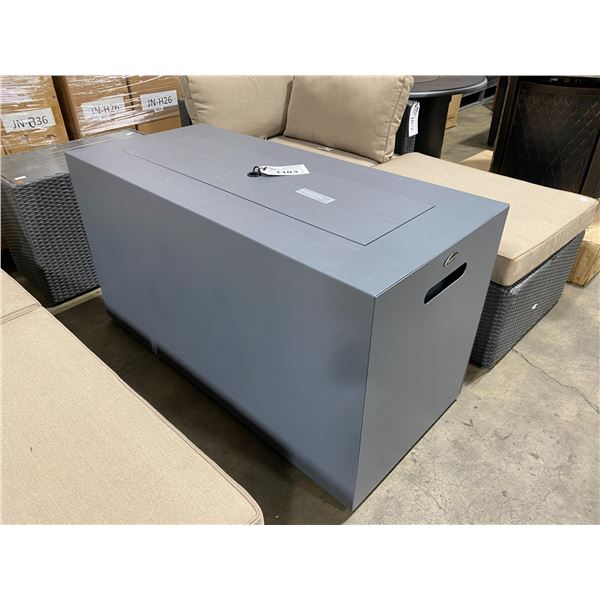 Paramount Table PARAMOUNT FP-415 TALL ALUMINUM CONCRETE LOOK OUTDOOR FIRE TABLE WITH ...
