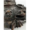 Image 8 : Antique Black Forest Hand Carved Inkwell.