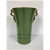 Image 2 : Vintage 1950's Carlton Ware 7" Vase with Gold Double Handle & Gold Coloured Trinket Dish