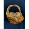 Image 2 : Handcrafted Maple Burl Basket-9" Tall