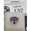 Image 2 : Amethyst 2.425ct 10.18 x 10.01x4.58mm Trilliant Cut- Loupe Clean- Africa- Untreated