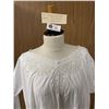 Image 2 : Never Worn! Old Inventory. Vintage Lace Night Gown Size XL