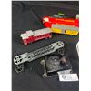 Image 2 : Nice Lot of Train Pieces Box Cars etc. HO Scale