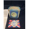 Image 2 : 1937 British Royalty Lot. King Edward VIII, Coronation King George and a Tin with Duke of Edinburg
