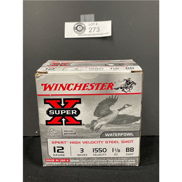 Box of Winchester 12 Gauge 3 Inch High Velocity Steel. Waterfowl. NO SHIPPING  PAL Required