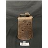 Image 1 : Antique Metal Cow Bell 8.5" with Original Donger and Fastening Strap