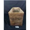 Image 2 : Antique 50lb Polar Stumping Powder ( Explosive) Crate. Beautiful Finger Joint Construction