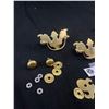 Image 2 : Lot of Vintage All Brass Door Hardware